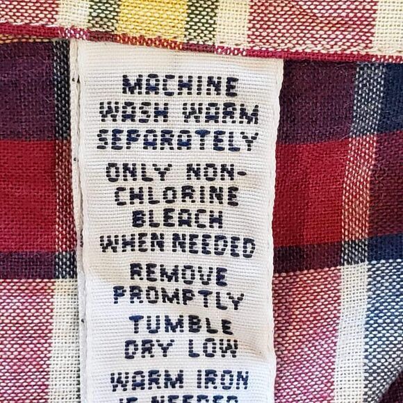 Polo Ralph Lauren Shirt Oxford Mens Size XL Plaid Button Down SS Collared - Picture 4 of 10